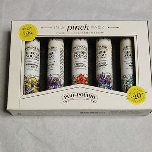 Poo-Pourri In a Pinch Pack -5x10ml Travel Size- Assorted Scents